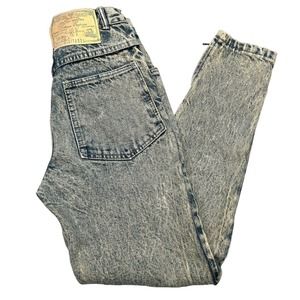 Express | Vintage 1990s High Rise Acid Wash Double Button Size 7/8